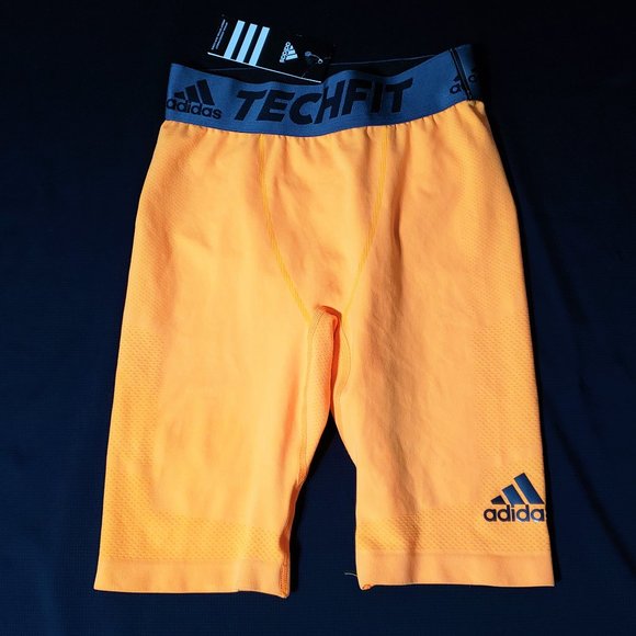 adidas Pants - Adidas Tech Fit Compression Shorts Size Med